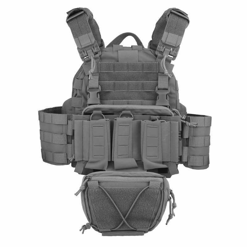 The Grey Beard Plate Rig – Rugged, Tactical, and Built to Last with two LVL 4 Plates